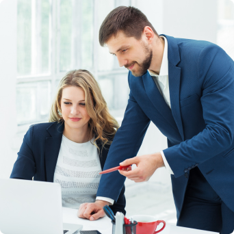 two architect discussing about design